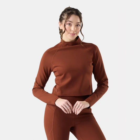 Women's Active Merino Movement Mock Neck