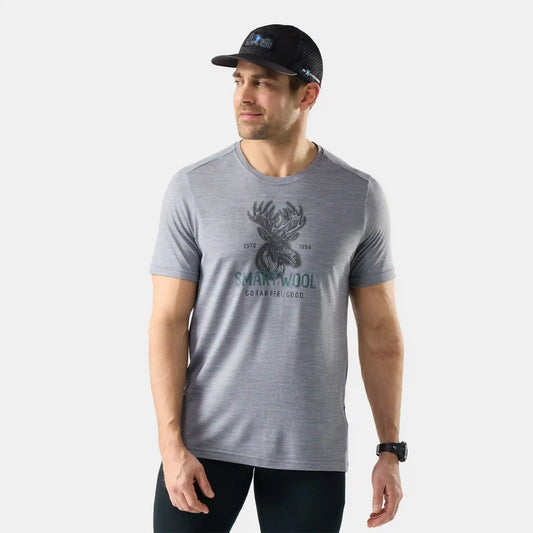 Men's Moose Mode Active Short Sleeve Graphic Tee
