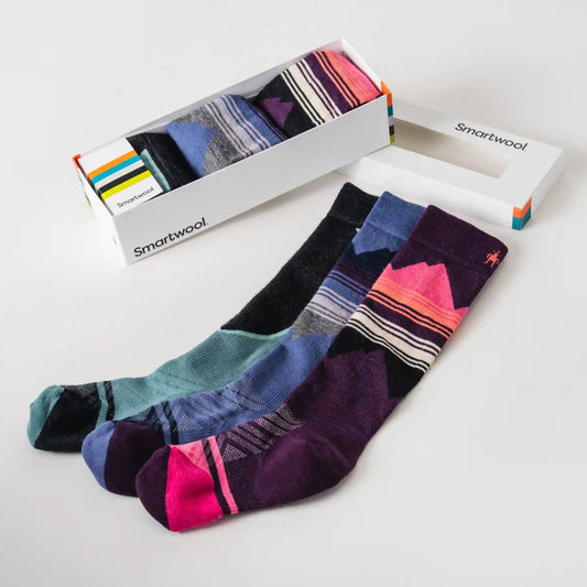 Women's Ski Over The Calf Socks Trio Gift Box