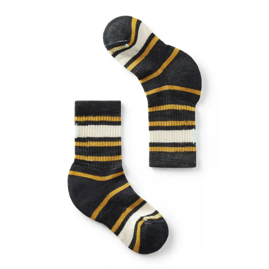 Kids' Hike Striped Crew Socks