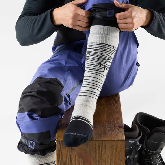 Snowboard Iguchi Pattern Over The Calf Socks