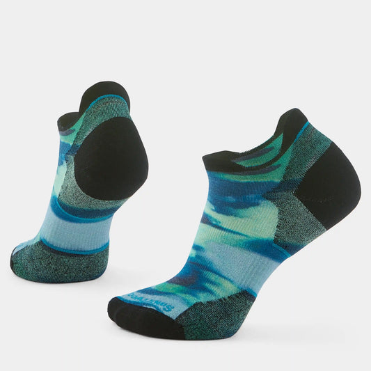 Women's Run Brushed Print Low Ankle Socks