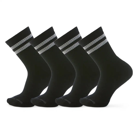 Everyday Athletic Striped Crew Socks 4-Pack