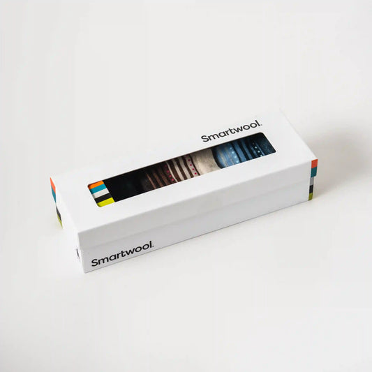Women's Everyday Stitch Stripe Crew Socks Trio Gift Box